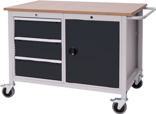 Werkbank B1250xT750xH935mm Buche Multipl