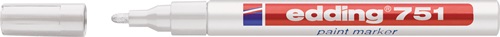 Lackmarker 751 weiß Strich-B.1-2mm Runds