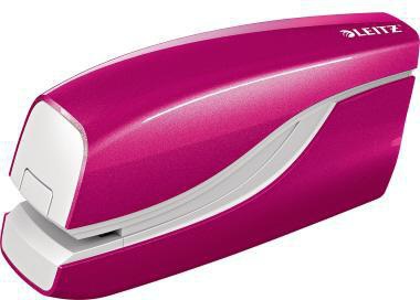 LEITZ Elektroheftgerät Leitz NeXXt WOW fest 10 Bl. (80 g/m²) e1 Metall/Kunststoff pink
