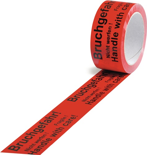 Warnklebeband PP Bruchgefahr L.66 m,B.50