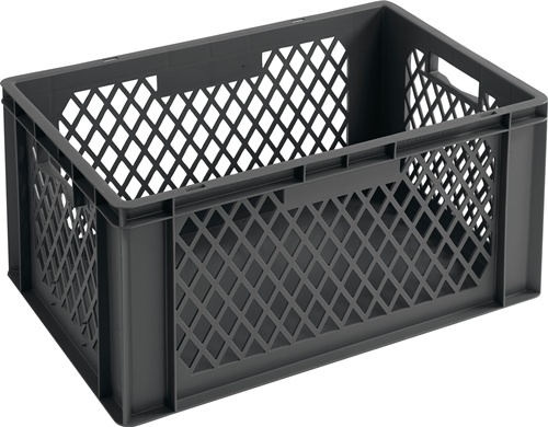 Transportbehälter L600xB400xH320mm grau