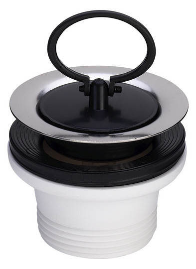 Viega Ablaufventil für Spülen 7432 11/2"x70mm, mit Stopfen u. Schlüsselring