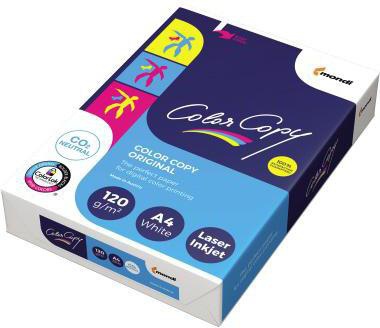COLOR COPY Kopierpapier Color Copy DIN A4 120g/m² elementar chlorfrei gebleicht holzfrei weiß 250 Bl./Pack.