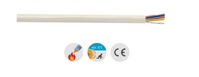 2-adrige Klingelleitung im Zuschnitt