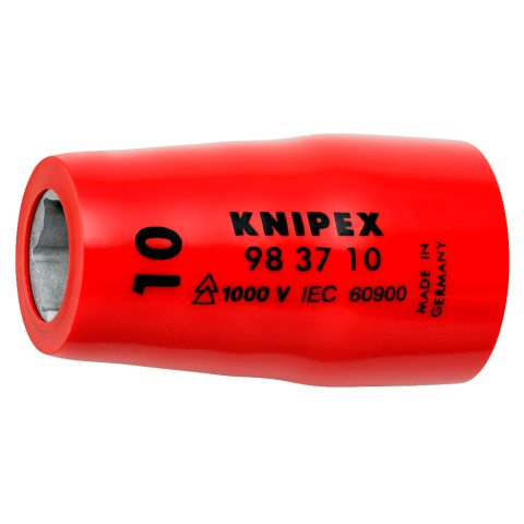 KNIPEX 42 mm Steckschlüsseleinsatz für Sechskantschrauben mit Innenvierkant 3/8"