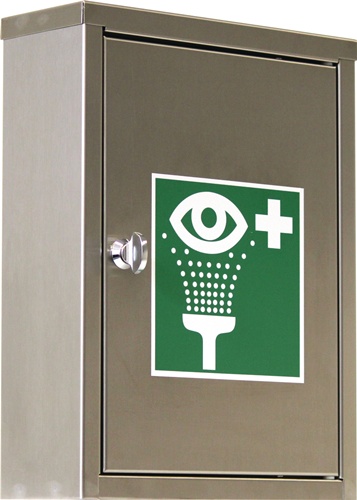 Augenspülschrank leer VA V4A inkl.Piktog