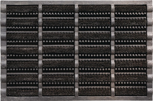 Fußmatte schwarz 60% Gum./40% Kokos L600