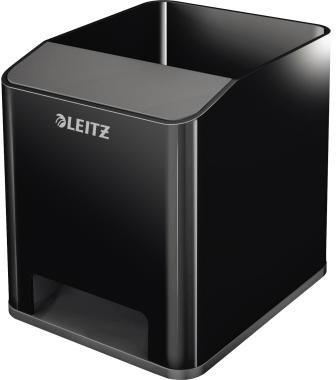 LEITZ Stifteköcher Leitz Duo Color 9 x 10 x 10,1 cm (B x H x T) Polystyrol schwarz/grau