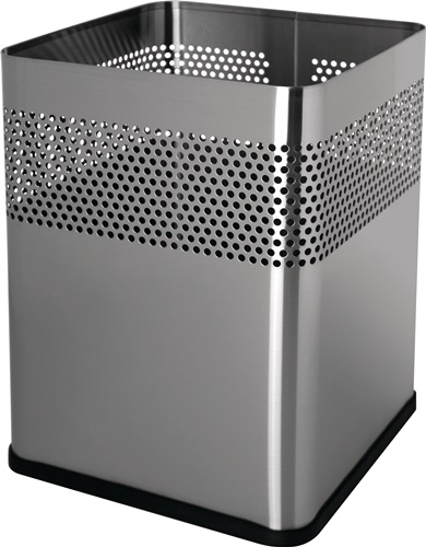 Papierkorb 18l H325xB240xT240mm quad.VA