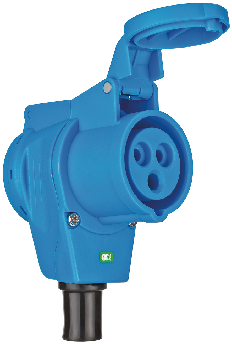 Camping CEE-Winkelkupplung 230V/16A